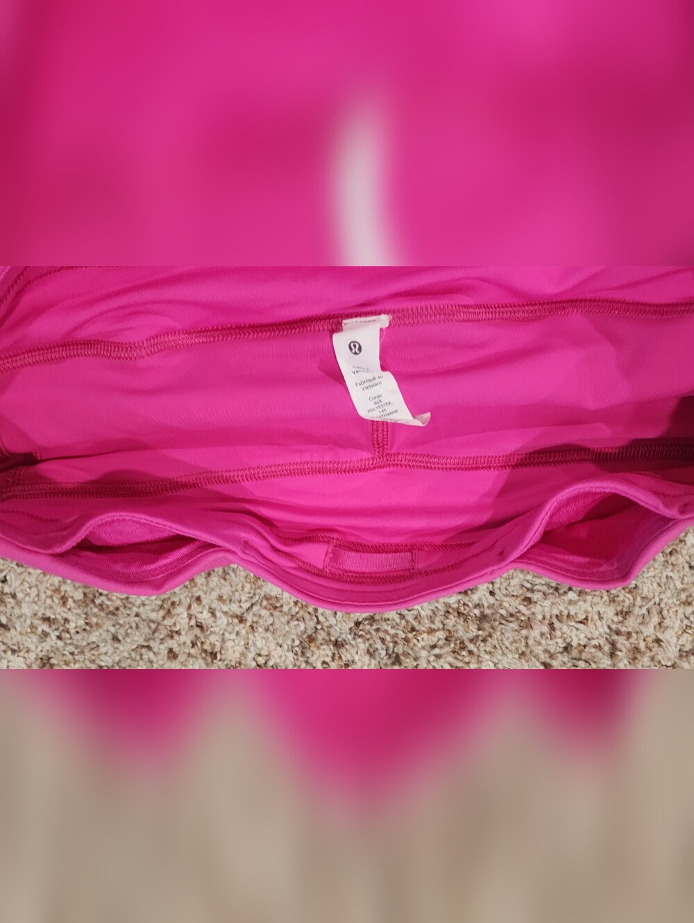 The Lululemon Pace Rival Mid-Rise Skirt Sonic Pink Sz 4 Like New - Picture 10 of 11